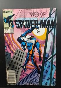 Web Of Spider-Man 1986 #11 🔥 Black Suit Spiderman 🔥