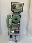 Vintage Automatic Electric Chrome 3 Slot Pay Telephone W Keys FREE SHIPPING