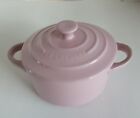 Le Creuset 8oz Mini Round Cocotte With Lid Chiffon Pink - NEW