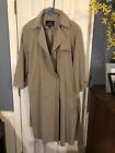 London Fog Women’s Belted Trench Coat Size-12 Lined