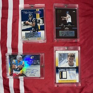 LOT 4 Philip Rivers 2004 Hogg Heaven Pig Pens RC Auto Honors E-X Game-Worn Patch