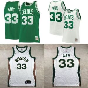 New Mens Larry Jersey #33 City Edition Full Size S - 2XL Green White