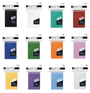 Ultra Pro SMALL Sized PRO MATTE Deck Protectors 60 Count Pack - Choose Colors