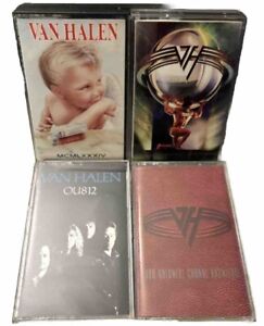 New ListingVan Halen Cassette Lot (4) 1984 - 5150 - OU812 - Unlawful Carnal Knowledge - VG
