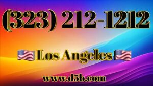 323 VANITY Phone Number (323) 212-1212 LA BEST Los Angeles best