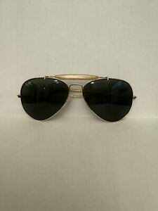 RAY BAN vintage Gold Aviator 58 mm Sunglasses Excellent condition
