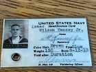 New ListingUnited States Navy Photo ID Card US Military 1940s Era Vintage Yancey, Isaac