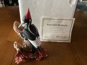 New ListingLenox Garden Bird Series 1999 Ivory Billed Woodpecker Figurine w/COA