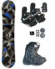 150cm Symbolic Arctic Snowboard and Bindings & NIO13 Boots 9 burton dcal Package