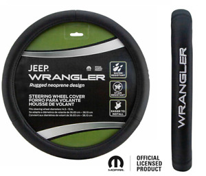 Jeep Wrangler JK JL Sahara Rubicon Neoprene Steering Wheel Cover FITS ALL GIFT🎁 (For: 2008 Jeep Wrangler)