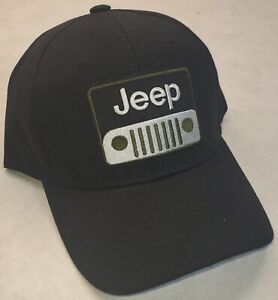 Jeep / Wrangler Patch Hat / Adjustable / Black / All Hats Are Shipped In A Box