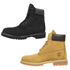Timberland Men's 6 inch Premium Waterproof Fashion Nubuck Boots, Wheat or Black