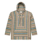 Drug Rug Baja Hoodie | Mexican Poncho with Soft Inner Lining  S, M, L, XL, XXL