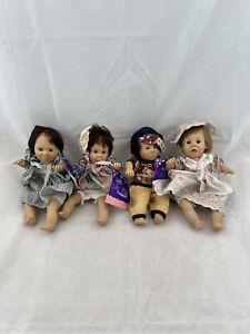 New ListingGi-Go Toys, Vintage My Palm Pals Bean Bag Expressions Dolls, 8 inches, Lot of 4