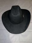 resistol cowboy hat 7 1/8 R XX Premium Wool Black Texas USA