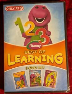 Barney Best Of Learning 1-2-3 (2012) 3-DVD Set Sealed New