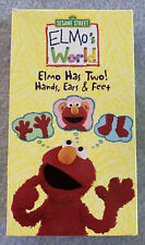 Elmos World - Elmo Has Two! Hands, Ears &  Feet (VHS, 2004)