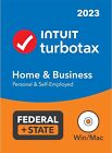 TurboTax Home & Business 2023 Tax Software, Federal and State Tax Return (A243)
