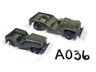 Tootsietoy Army Jeep - Lot of two (2) Jeeps - olive-green