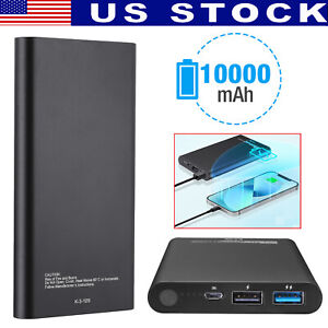 10000mAh Fast External Portable Power Bank Backup Battery Charger for Cell Phone