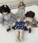 Lot of Vintage Porcelain Dolls collectible Excellent/Good Condition. Take All