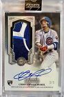 2023 Topps Dynasty Christopher Morel RC Auto Patch Silver 3/5-Chicago Cubs!