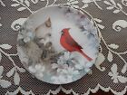 Morning Serenade Cardinal Family Decorative Plate Lena Liu WL George Fine China