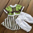 American Girl Doll Marie Grace’s Party Outfit 3 PC Top Skirt Pantalettes Retired