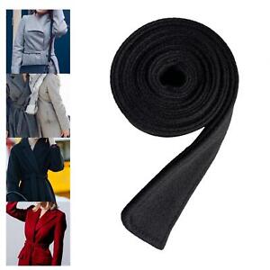Women Woolen Overcoat Waist Belt Casual Long Enough for Jacket Travel Street