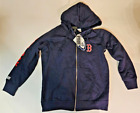 Boston Red Sox Full ZIP Hoodie Women's Petite Large Blue College Concepts  NWT