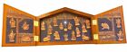 Fontanini Wooden Advent Calendar Set Nativity Stable Scene Complete Roman Inc