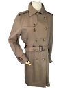 Brooks Brothers Tan Trench Coat Jacket Womens Size 14 US Removable Liner $569.00