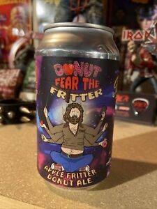 SNL More Cowbell Donut Fear the Fritter Apple Fritter Donut Ale Empty Beer Can