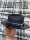 Dobbs of New York Side Eye Fedora Hat | Woven Hemp Straw | Size L