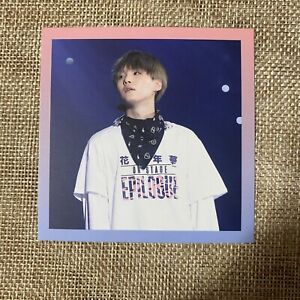 BTS SUGA [ HYYH Live On Stage Epilogue DVD Official Photocard ] NEW, RARE / +GFT