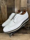 Florsheim Limited Mens White  Oxfords Brogues Wingtip Shoes 15108-100 Size 11 D