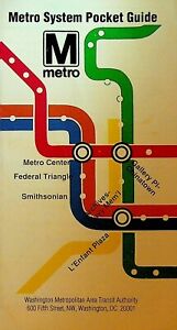 Metro System Pocket Guide & System Map December 1991 Washington DC