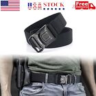 Military Belt for MEN Tactical Strap Waistband Belts Quick Release Buckle Black