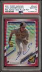 New Listing2021 Topps Chrome Rookie Autograph Red Wave Jake Cronenworth RC #2/5 PSA 10