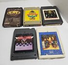 8 Track Tapes Lot of 5 Classic Rock Areosmith Beetles Cheech & Chong Untested