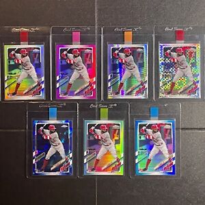 2021 Topps Chrome ~ Jo Adell Rookie Card Parallel LOT Rare Blue Refractor /150