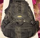 Alienware Laptop Padded Backpack 20” Travel Carry On Black Heavy Nylon Canvas