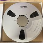 Maxell UD 35-180 Metal Reel Large w/ recording tape & Recorded On