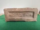 Antique Early  1900’s Clay Brick S&F Co. Sayre and Fisher -  S&F Company of NJ