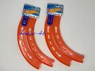 Hot Wheels Curves Tracks 2 Sets Of 2 Curves. New! About 4 Feet Of Track Builder!