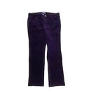 Chaps Straight Leg Women's size 12P Purple Corduroy Pants