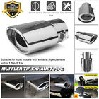 Car Rear Exhaust Pipe Tail Muffler Tip Round  Chrome Stainless Steel Accessories (For: Toyota Corolla)