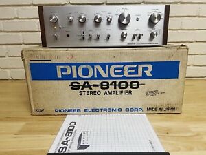 Pioneer SA-8100 Stereo Integrated Amplifier w/Orig Box (serviced)