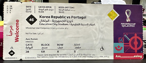 FIFA Qatar 2022 Match# 46 Korea Republic vs Portugal World Cup Ticket Wheelchair