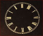 ITHACA CALENDAR CLOCK UPPER DIAL FOR PARLOR 3 1/2 IN BLACK & GOLD NEW